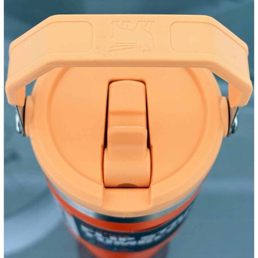 Stanley Ice Flow Flip Straw Tumbler 30oz, TIGERLILY ORANGE - Picture 3 of 4